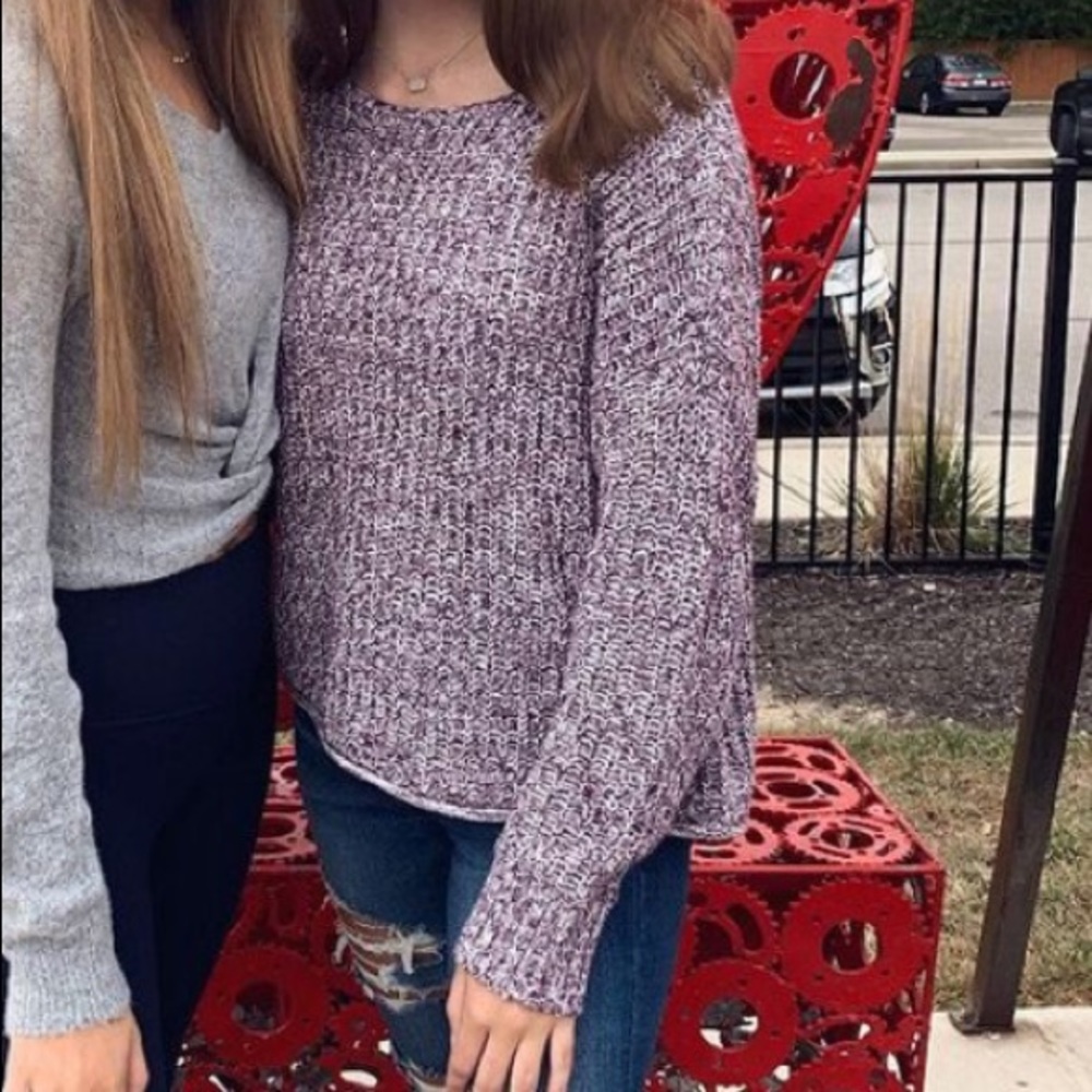 Purple sweater from PINK